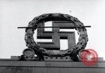 Image of German Swastika emblem Nuremberg Germany, 1945, second 20 stock footage video 65675029062