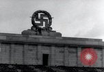 Image of German Swastika emblem Nuremberg Germany, 1945, second 30 stock footage video 65675029062