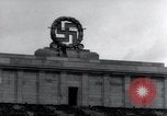 Image of German Swastika emblem Nuremberg Germany, 1945, second 32 stock footage video 65675029062