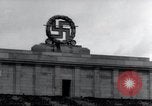 Image of German Swastika emblem Nuremberg Germany, 1945, second 33 stock footage video 65675029062