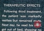 Image of Marine Corps private after shock therapy Washington DC USA, 1943, second 3 stock footage video 65675029090