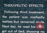 Image of Marine Corps private after shock therapy Washington DC USA, 1943, second 5 stock footage video 65675029090