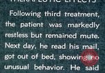 Image of Marine Corps private after shock therapy Washington DC USA, 1943, second 10 stock footage video 65675029090