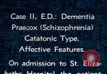 Image of shock therapy for Schizophrenic woman Washington DC USA, 1943, second 3 stock footage video 65675029091