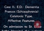 Image of shock therapy for Schizophrenic woman Washington DC USA, 1943, second 4 stock footage video 65675029091