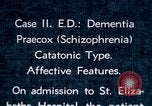 Image of shock therapy for Schizophrenic woman Washington DC USA, 1943, second 5 stock footage video 65675029091