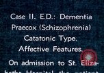 Image of shock therapy for Schizophrenic woman Washington DC USA, 1943, second 6 stock footage video 65675029091