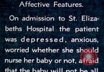 Image of shock therapy for Schizophrenic woman Washington DC USA, 1943, second 18 stock footage video 65675029091