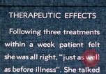 Image of schizophrenic patient Washington DC USA, 1943, second 1 stock footage video 65675029092