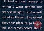 Image of schizophrenic patient Washington DC USA, 1943, second 14 stock footage video 65675029092