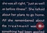 Image of schizophrenic patient Washington DC USA, 1943, second 18 stock footage video 65675029092