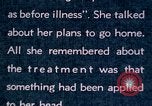 Image of schizophrenic patient Washington DC USA, 1943, second 20 stock footage video 65675029092
