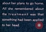 Image of schizophrenic patient Washington DC USA, 1943, second 24 stock footage video 65675029092