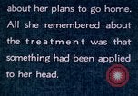 Image of schizophrenic patient Washington DC USA, 1943, second 25 stock footage video 65675029092