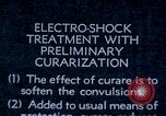 Image of electro-shock treatment administered to mental patient Washington DC USA, 1943, second 5 stock footage video 65675029095