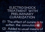 Image of electro-shock treatment administered to mental patient Washington DC USA, 1943, second 8 stock footage video 65675029095