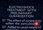 Image of electro-shock treatment administered to mental patient Washington DC USA, 1943, second 10 stock footage video 65675029095