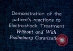 Image of electro-shock treatment administered to mental patient Washington DC USA, 1943, second 60 stock footage video 65675029095
