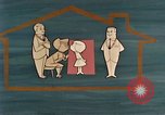Standbild animation Darstellung moralischer Entscheidungen für Frauen während der sexuellen revoluti United States USA, 1964, aus Sekunde 26 historischem Filmmaterial Videoclip 65675029107