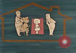 Standbild animation Darstellung moralischer Entscheidungen für Frauen während der sexuellen revoluti United States USA, 1964, aus Sekunde 27 historischem Filmmaterial Videoclip 65675029107