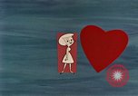 Standbild animation Darstellung moralischer Entscheidungen für Frauen während der sexuellen revoluti United States USA, 1964, aus Sekunde 38 historischem Filmmaterial Videoclip 65675029107