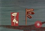 Standbild animation Darstellung moralischer Entscheidungen für Frauen während der sexuellen revoluti United States USA, 1964, aus Sekunde 62 historischem Filmmaterial Videoclip 65675029107