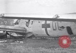 Standbild deutsche Flugzeuge Wrack Colomiers Frankreich, 1947, aus Sekunde 16 historischem Filmmaterial Videoclip 65675029116