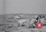 Standbild deutsche Flugzeuge Wrack Colomiers Frankreich, 1947, aus Sekunde 35 historischem Filmmaterial Videoclip 65675029116
