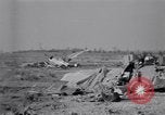 Standbild deutsche Flugzeuge Wrack Colomiers Frankreich, 1947, aus Sekunde 38 historischem Filmmaterial Videoclip 65675029116