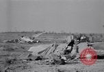 Standbild deutsche Flugzeuge Wrack Colomiers Frankreich, 1947, aus Sekunde 40 historischem Filmmaterial Videoclip 65675029116