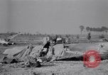 Standbild deutsche Flugzeuge Wrack Colomiers Frankreich, 1947, aus Sekunde 45 historischem Filmmaterial Videoclip 65675029116