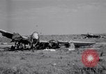 Standbild deutsche Flugzeuge Wrack Colomiers Frankreich, 1947, aus Sekunde 53 historischem Filmmaterial Videoclip 65675029116