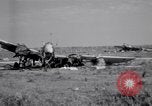 Standbild deutsche Flugzeuge Wrack Colomiers Frankreich, 1947, aus Sekunde 55 historischem Filmmaterial Videoclip 65675029116
