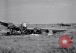 Standbild deutsche Flugzeuge Wrack Colomiers Frankreich, 1947, aus Sekunde 59 historischem Filmmaterial Videoclip 65675029116