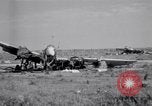 Standbild deutsche Flugzeuge Wrack Colomiers Frankreich, 1947, aus Sekunde 60 historischem Filmmaterial Videoclip 65675029116