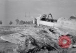 Standbild deutsche Flugzeuge Wrack Colomiers Frankreich, 1947, aus Sekunde 62 historischem Filmmaterial Videoclip 65675029116