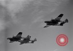 Standbild Bildung von P-61s Colomiers Frankreich, 1947, aus Sekunde 34 historischem Filmmaterial Videoclip 65675029119