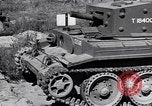 Standbild tank Vergleichstests Zweiten Weltkrieg Aberdeen Maryland USA, 1944, aus Sekunde 4 historischem Filmmaterial Videoclip 65675029165