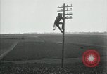 Image un entretien de routine des lignes de communications France, 1918, de la seconde 23 séquences d'archives historiques vidéo 65675029214
