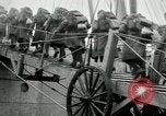 Standbild American 42 Küstenartillerie Rückkehr aus Ersten Weltkrieg Saint Nazaire Frankreich, 1919, aus Sekunde 24 historischem Filmmaterial Videoclip 65675029222