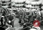 Standbild American 64 Küstenartillerie kehrt nach Ersten Weltkrieg Saint Nazaire Frankreich, 1919, aus Sekunde 59 historischem Filmmaterial Videoclip 65675029225
