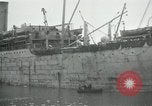 Standbild American 64 Küstenartillerie Rückkehr Saint Nazaire Frankreich, 1919, aus Sekunde 34 historischem Filmmaterial Videoclip 65675029226