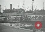 Standbild American 64 Küstenartillerie Rückkehr Saint Nazaire Frankreich, 1919, aus Sekunde 38 historischem Filmmaterial Videoclip 65675029226