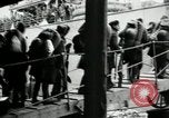 Standbild American70th und 71 Küste Artillerie auf SS Mandschurei Saint Nazaire Frankreich, 1919, aus Sekunde 22 historischem Filmmaterial Videoclip 65675029228