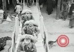 Standbild American70th und 71 Küste Artillerie auf SS Mandschurei Saint Nazaire Frankreich, 1919, aus Sekunde 40 historischem Filmmaterial Videoclip 65675029228