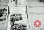 Standbild American70th und 71 Küste Artillerie auf SS Mandschurei Saint Nazaire Frankreich, 1919, aus Sekunde 43 historischem Filmmaterial Videoclip 65675029228