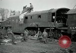 Standbild Railroad guns Belleville Frankreich, 1918, aus Sekunde 5 historischem Filmmaterial Videoclip 65675029230
