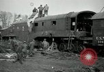 Standbild Railroad guns Belleville Frankreich, 1918, aus Sekunde 7 historischem Filmmaterial Videoclip 65675029230