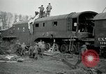 Standbild Railroad guns Belleville Frankreich, 1918, aus Sekunde 9 historischem Filmmaterial Videoclip 65675029230