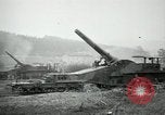 Standbild Railroad Waffen befeuert von US Army Ersten Weltkrieg Belleville Frankreich, 1918, aus Sekunde 9 historischem Filmmaterial Videoclip 65675029233